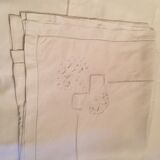 Old embroidered tablecloth