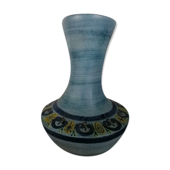 Asymmetrical ceramic vase by Jean de Lespinasse, circa 1960