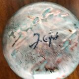 Art email Limoges cup empty-pocket signed 1950/60s