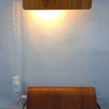 Pair of teak bedside sconces, model V321 from Nator