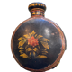 Indian painted metal jar