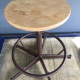 Tabouret d'atelier réglable circa 1970