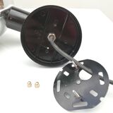 Adjustable black and chrome wall light from Raak, vintage 1960.