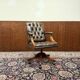 Chaise de bureau Chesterfield anglaise classique marron