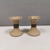 A set of beautiful ceramic candle holders from Danish Tue Poulsen.