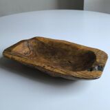 Solid olive wood empty pocket 1960