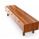 Enfilade basse vintage - style scandinave en Noyer