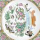Chinese porcelain plate Canton Pink family XIX