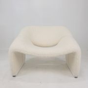 Set of 2 Model F598 Groovy Chairs by Pierre Paulin for Artifort, 1980