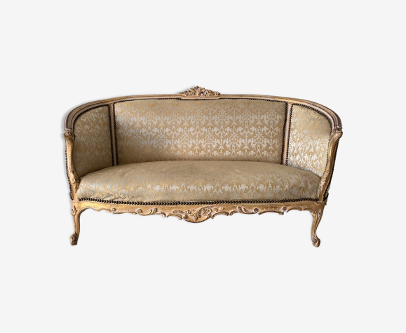 Canapé corbeille d'époque Louis XV - Excellent état | Selency