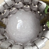 Cherry earthenware basket
