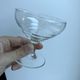 Set of 5 glasses of champagne made by hand 50-60 years