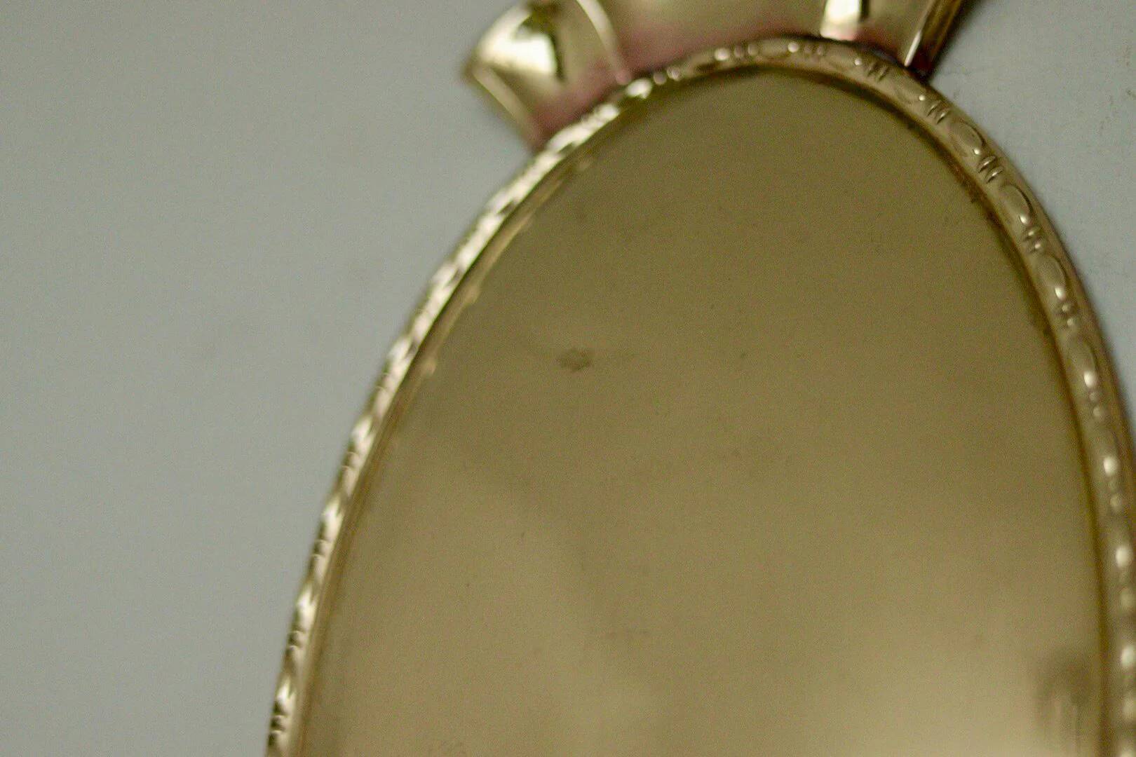 Pair of Swedish brass wall sconces from the mid-century.