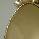 Pair of Swedish brass wall sconces from the mid-century.