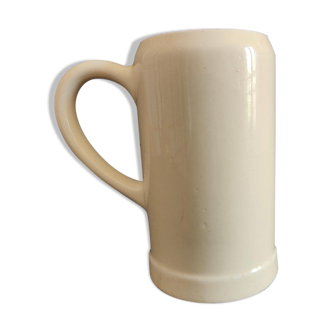 Vase pot blanc en céramique