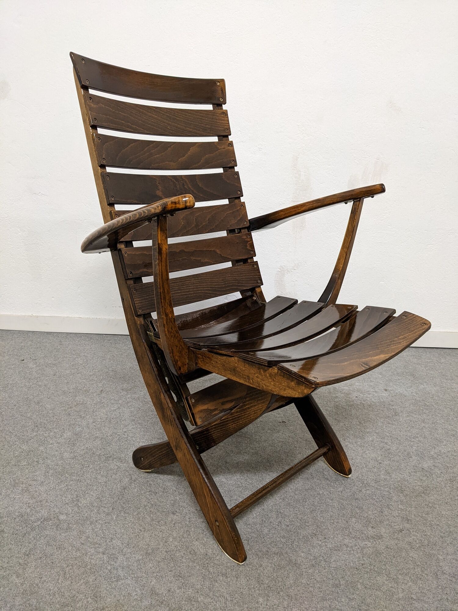 Series of 4 relax armchairs from the 60s/70s by Triconfort