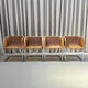 Set of 4 cantilever wicker chairs, attributed to Harvey Probber, USA, 1970s.