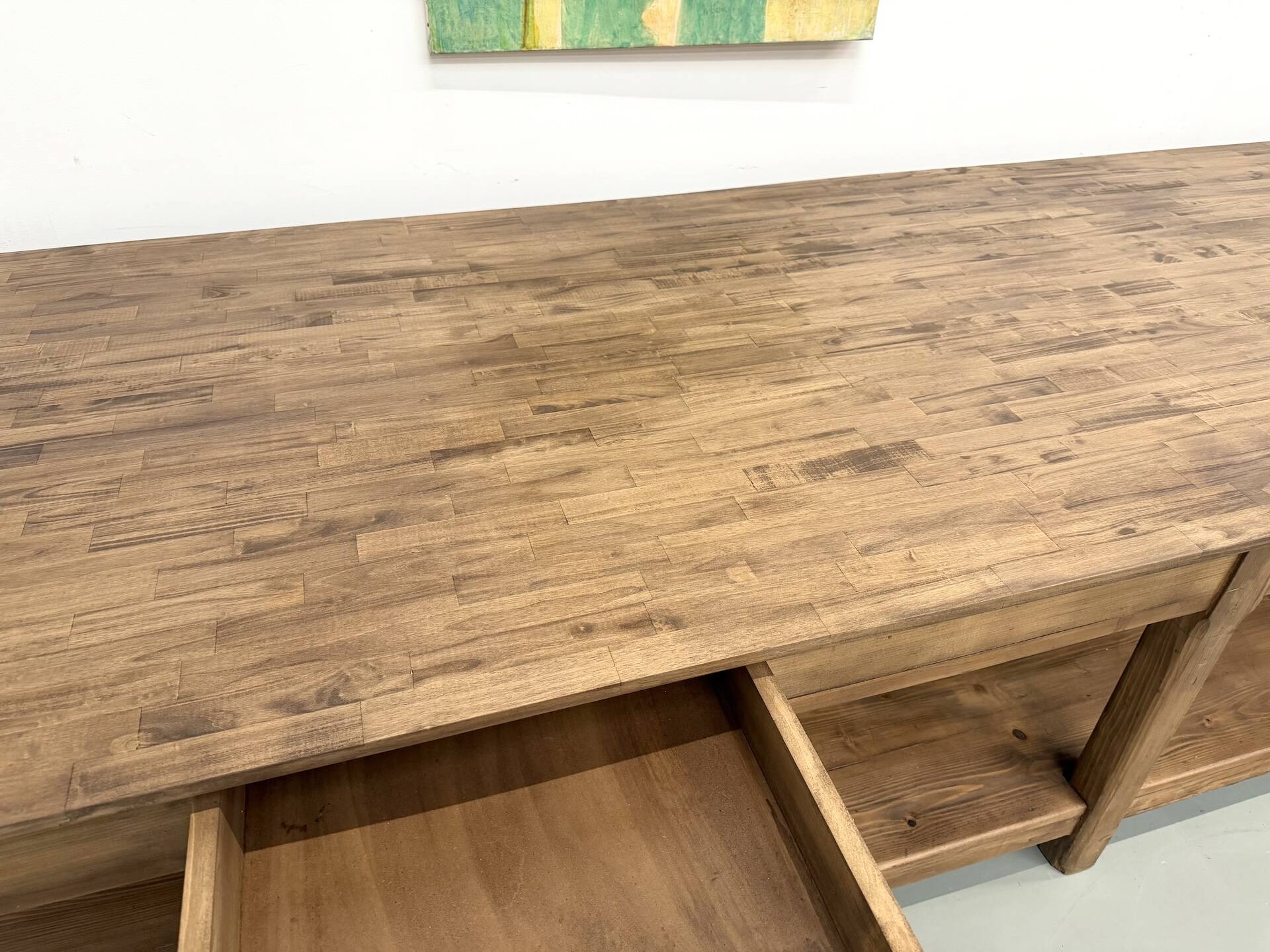 XXL draper's table from the 1950s