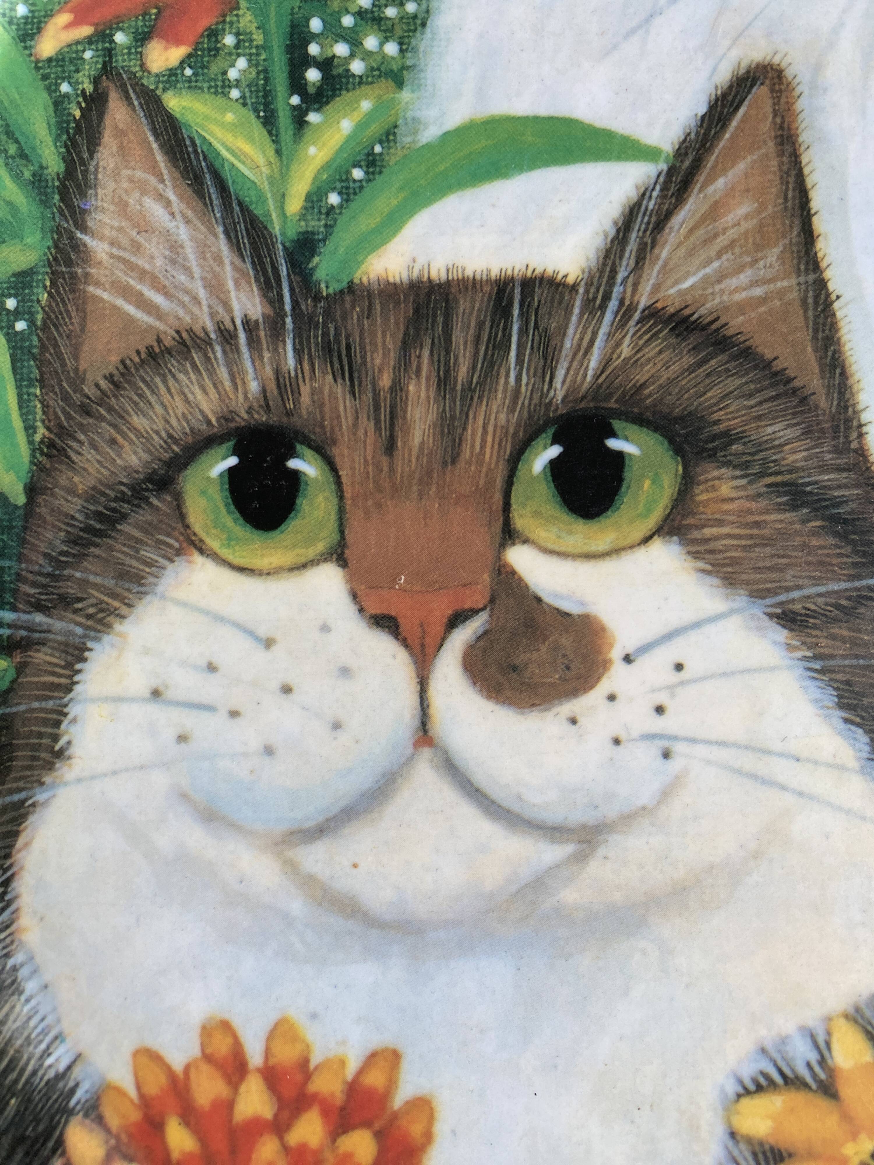 R2S tray artist Sylvia Huber Gaensslen - 3 cats