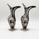 Pair of "zoomorphic" vases – ceramic, Italy, 1960s