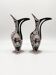 Pair of "zoomorphic" vases – ceramic, Italy, 1960s