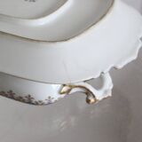 Saucière en porcelaine J Pouyat, Limoges, XIXème