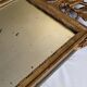 Antique carved and gilded wooden mirror, Louis XVI style – 54 x 92 cm