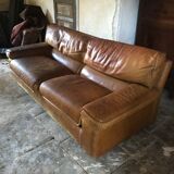 Canape leather Duvivier Made in France