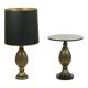 Rare Set Pineapple Lamp and Table Deknudt Loevsky 1970s