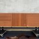 XL design black stained oak brutalist sideboard – De Coene