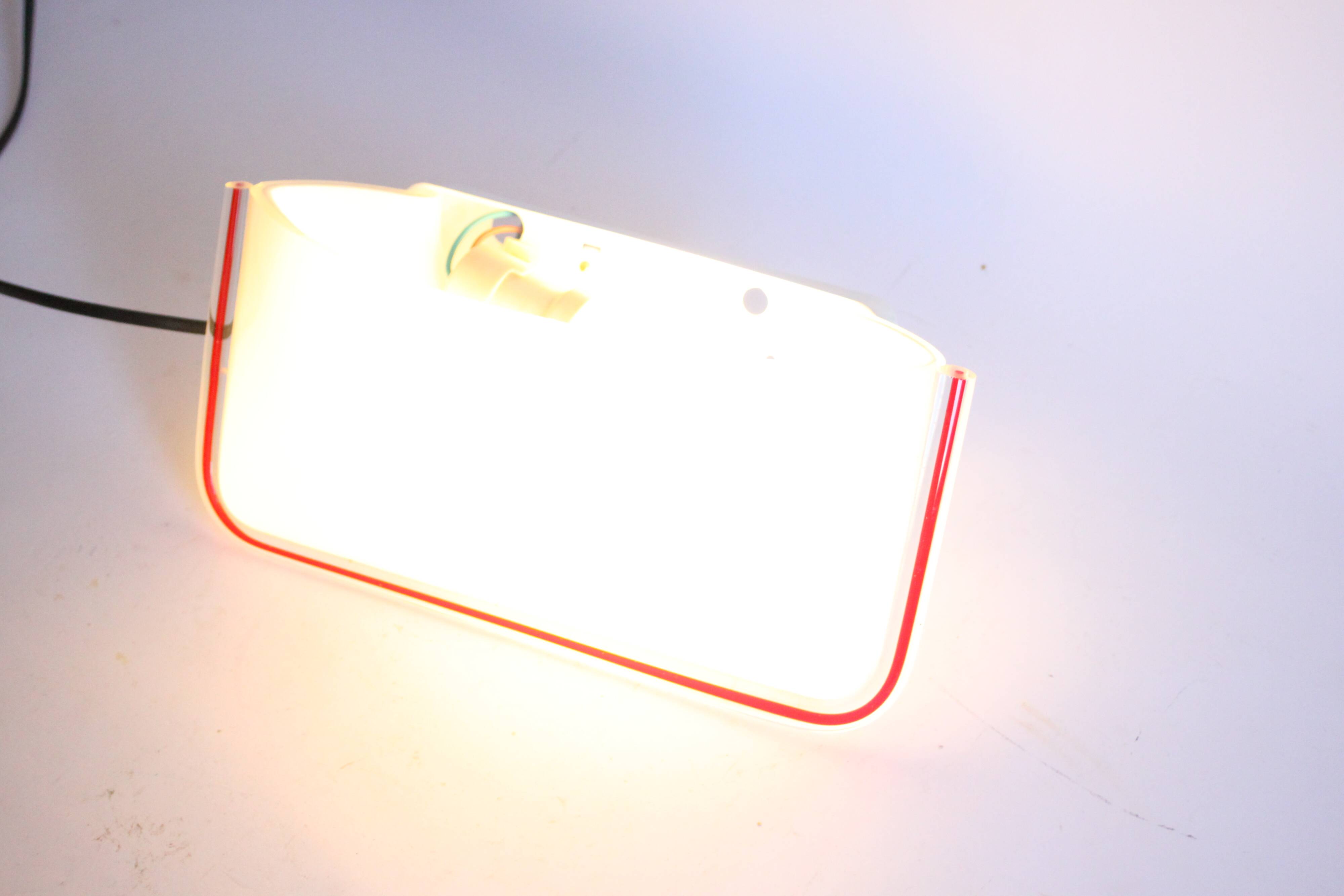 Murano Glass Wall Lamp Renato Toso, Leucos, Italy