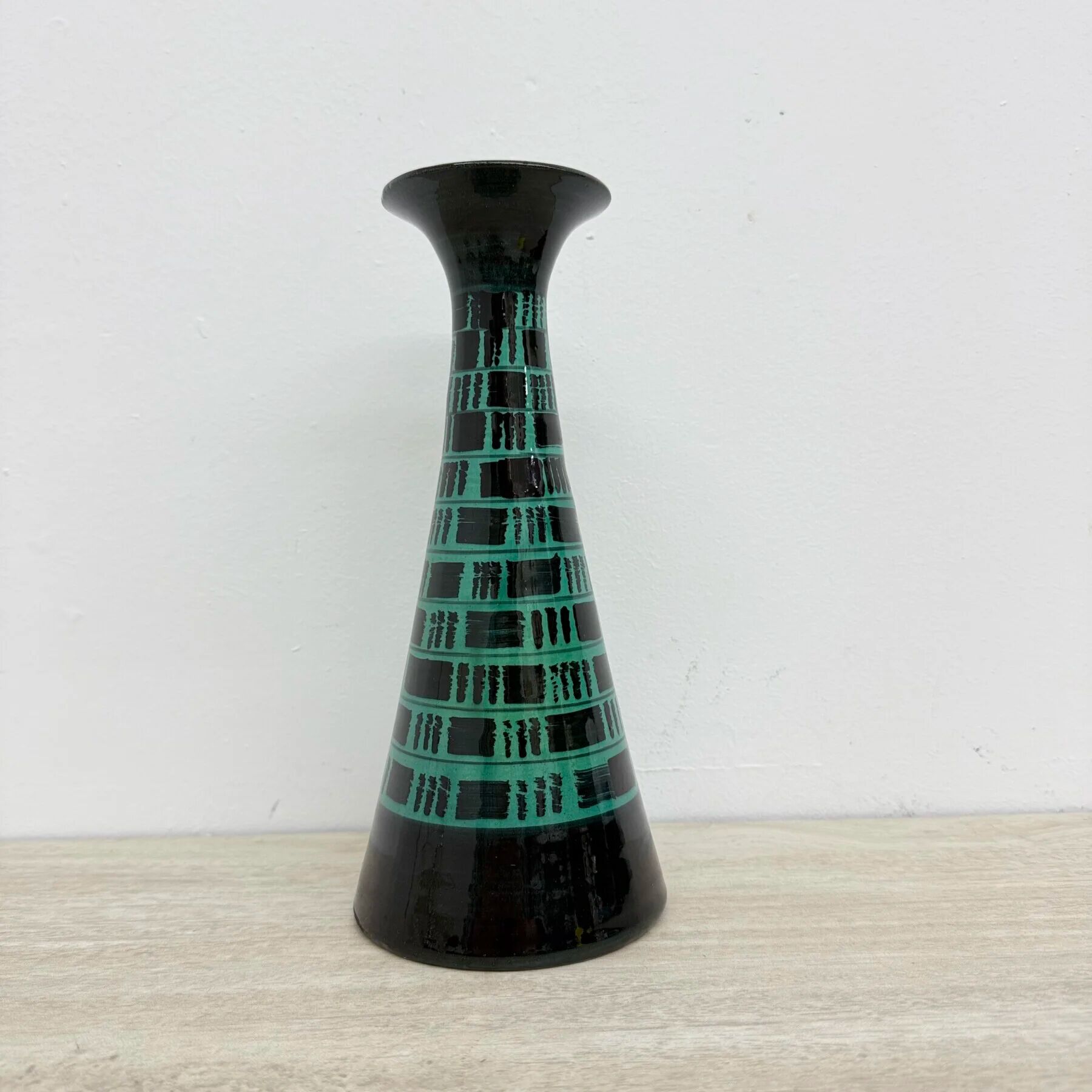 Italian ceramic vase from Bitossi, 1970s
