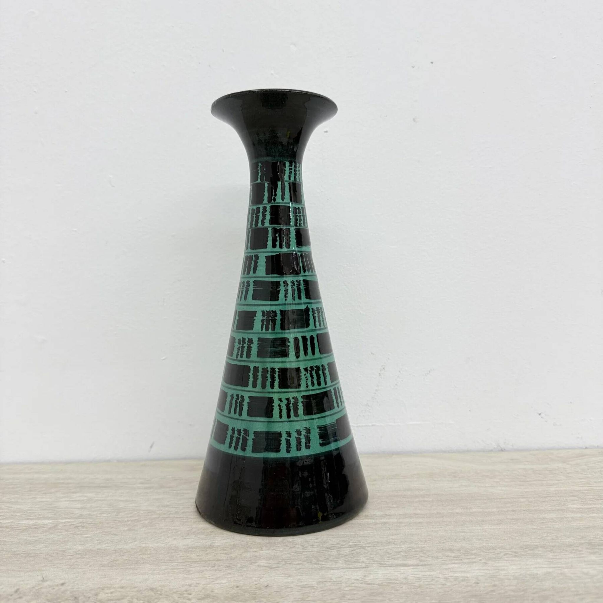 Italian ceramic vase from Bitossi, 1970s