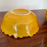 Vintage slurry bowl and cups