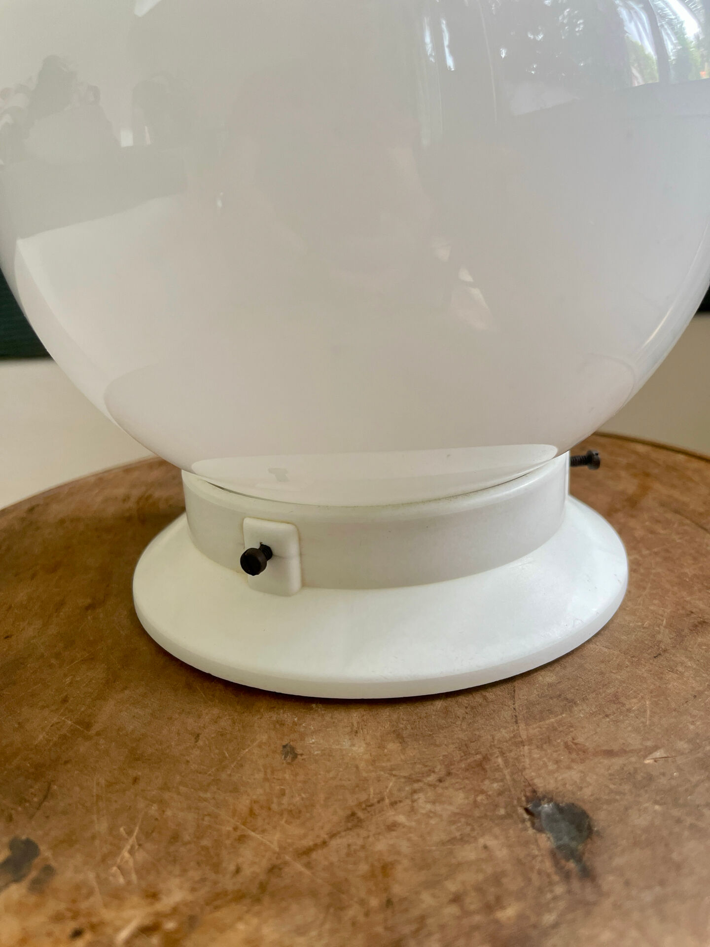 White ball wall light
