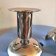 Pair of bouillet Bourdelle design candle holders, Lyon, 70s