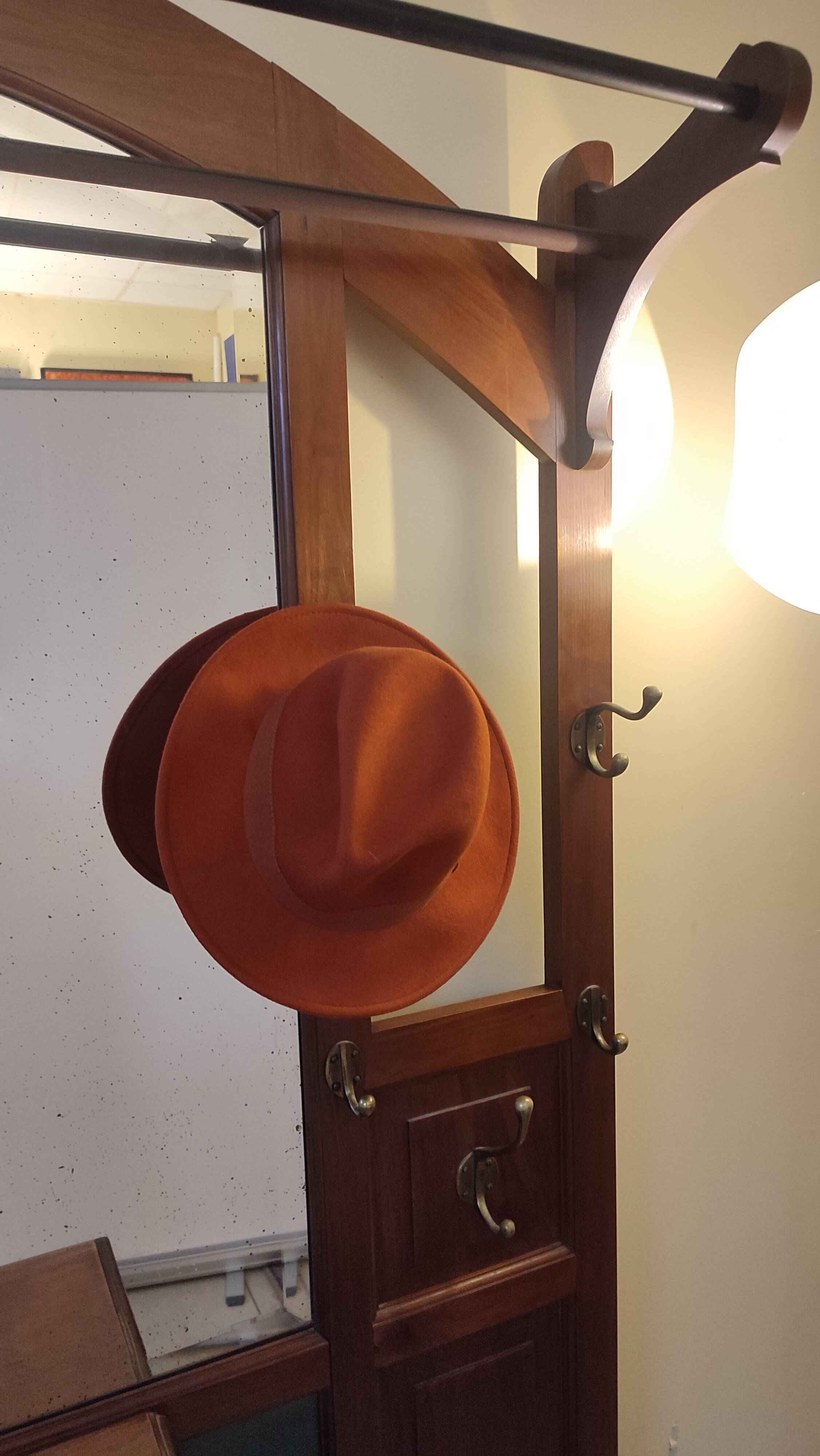 Large Art Deco coat rack