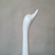 Empty swan pocket in earthenware