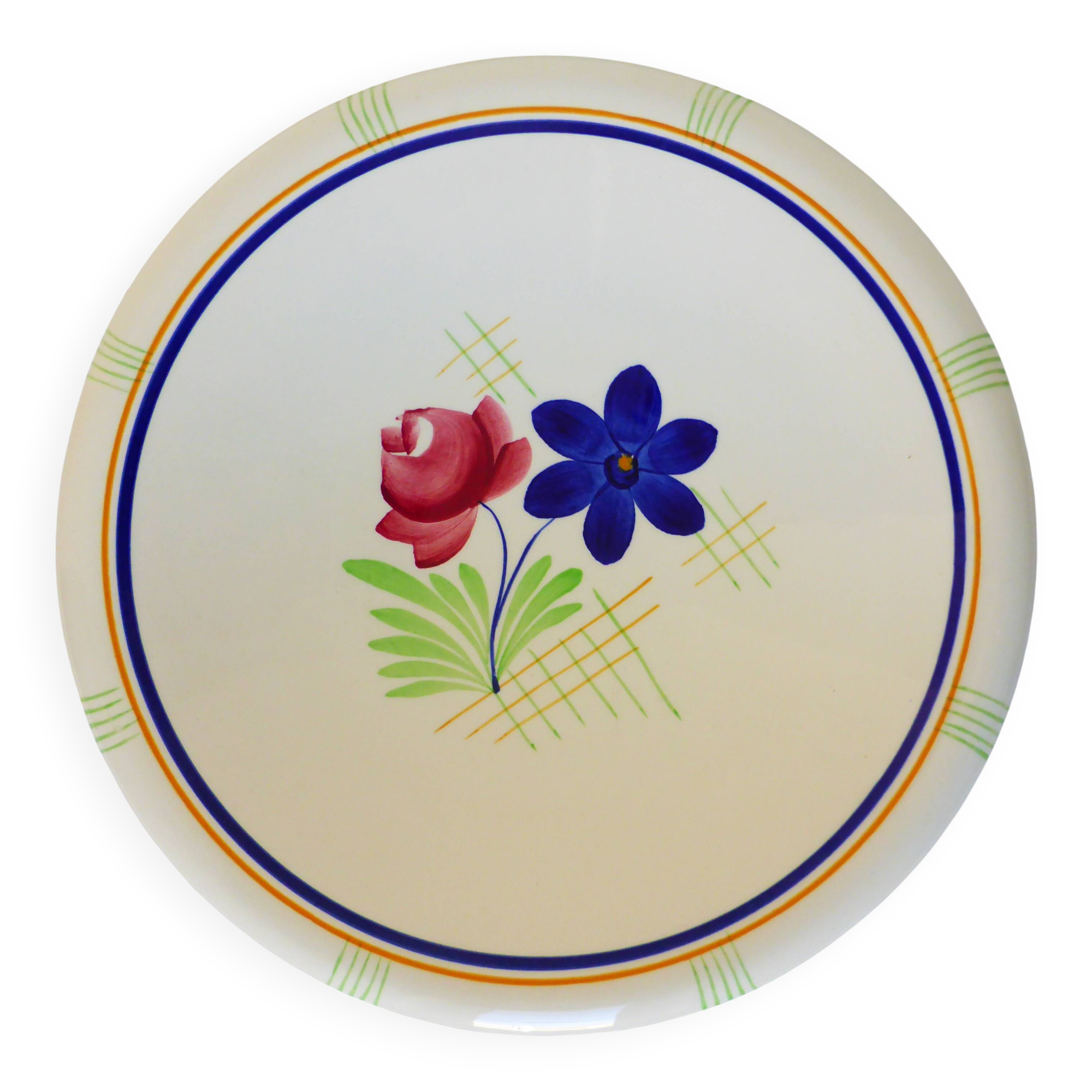 1 round serving dish calotte from Gien Robinson 2106113