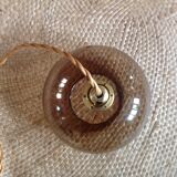 Smoked glass globe Hanging