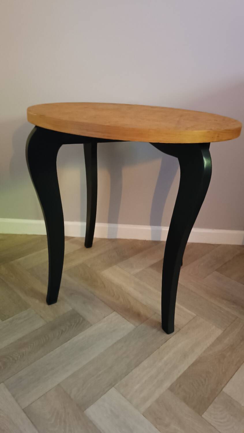 Table d'appoint en ronces de noyer