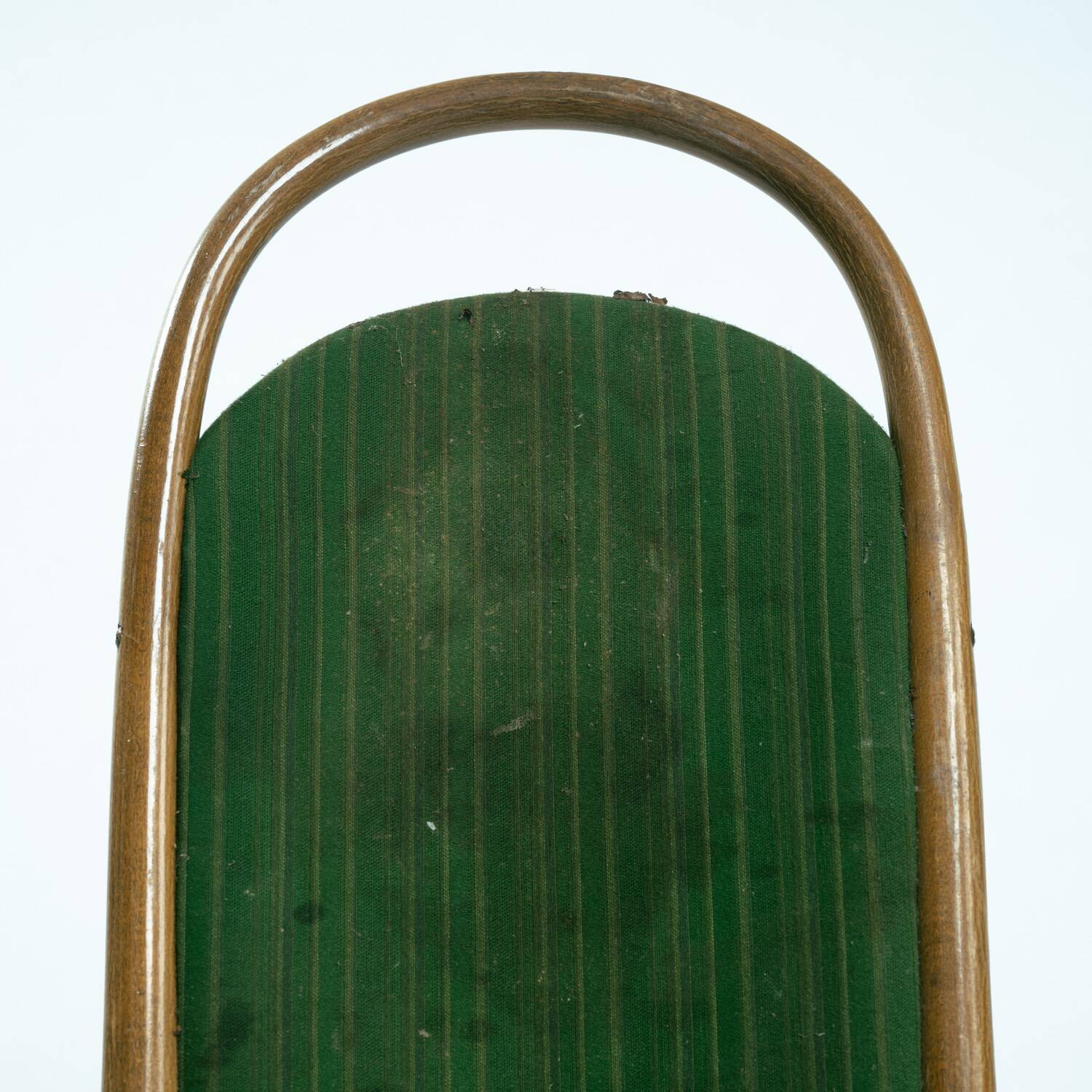 Chaises à dossier haut rembourrées en bois courbé Thonet, années 1980
