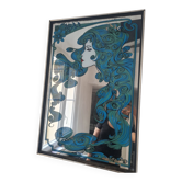Miroir publicitaire L'Oréal des années 70