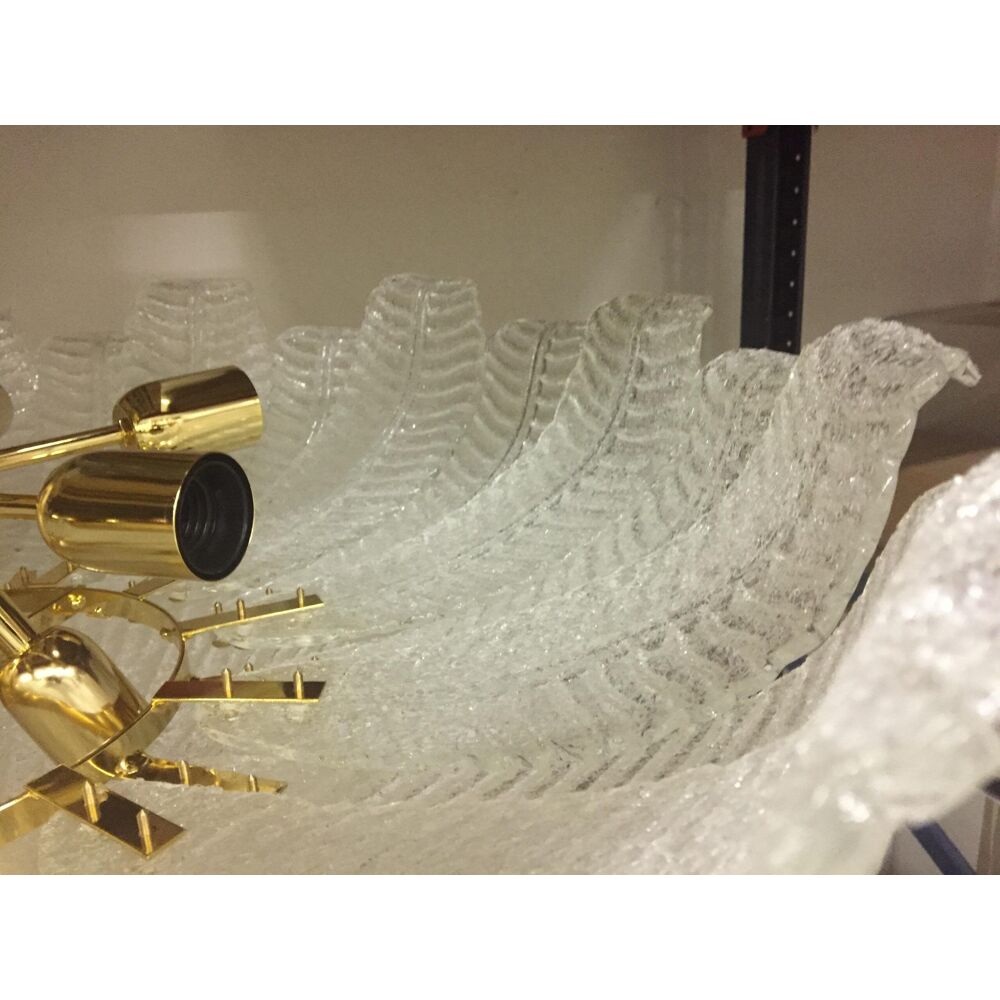 Murano glass flush mount