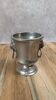 Small miniature silver-plated bucket