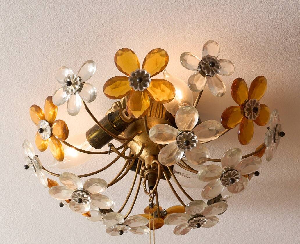 Vintage ceiling light of Italian origin