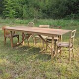Table guinguette en boiss massif