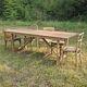 Table guinguette en boiss massif
