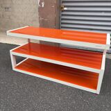 Meuble tv / home cinéma design norstone esse av - 3 niveaux - acier & verre