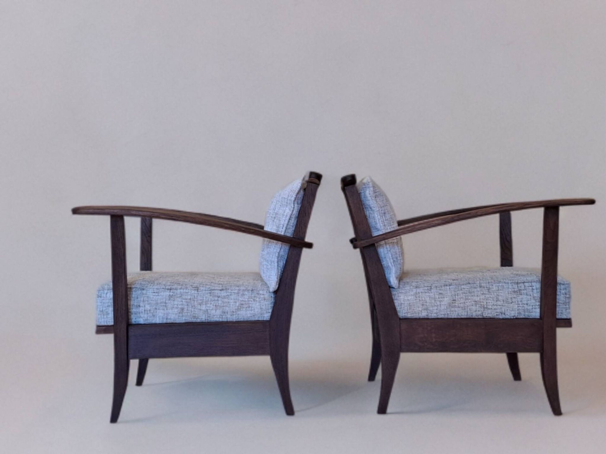 Paire de fauteuils ULUV tchèques, 1950